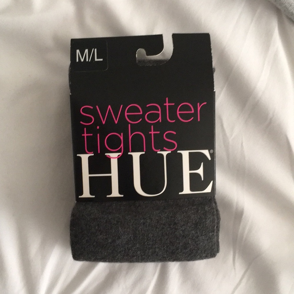 HUE Sweater Tights Gray NEW W/ TAGS - Size M/L